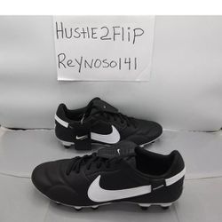 Nike Premier III 3 Black/White Soccer Cleats Men’s Size 9.5 New AT5889-010