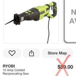 Ryobi Reciprocating Saw