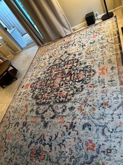 Clean, Multi color Area Rug $200  Pick up