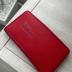 Red Givenchy Wallet 