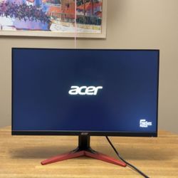 Acer KG241Y Sbiip Gaming Monitor – 23.8” 165Hz Full HD