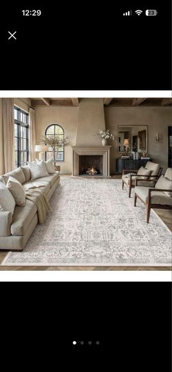 8x10 Area Rug - Vintage Floral Pattern