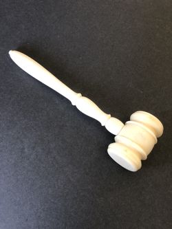Vintage Bakelite 8” Gavel