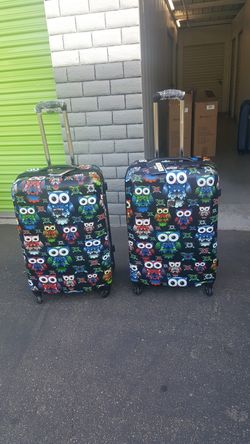 Maletas diseño tecolote de buena suerte