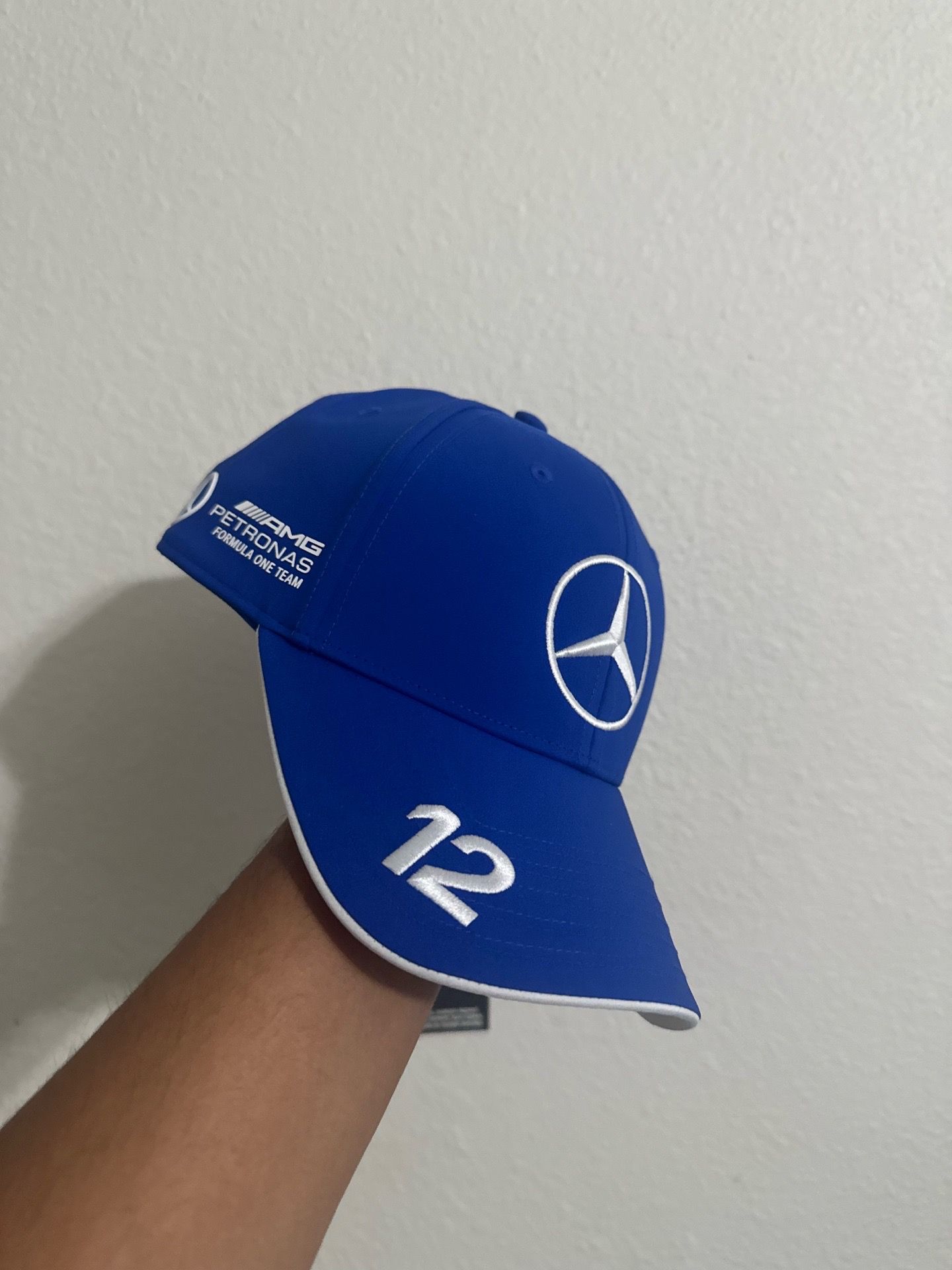 Adidas Mercedes AMG F1 blue cap