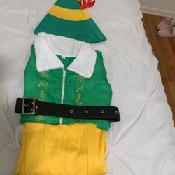 Buddy The Elf Costume Size L Adult