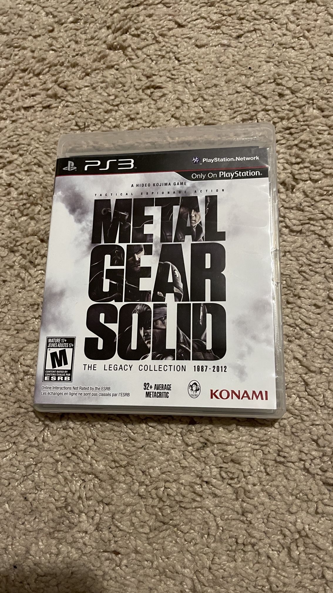 MGS Collection For Ps3 BRAND NEW