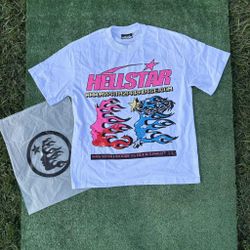 White Hellstar shirt (brand new) size medium