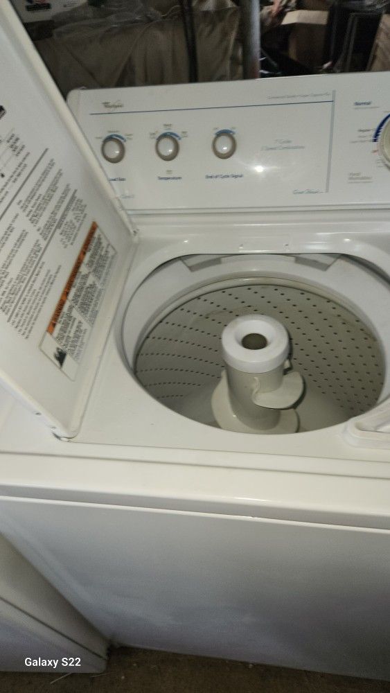 Whirlpool Washer And Gas Dryer Super Capacity And Heavy Duty Works Exelent