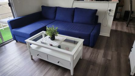 Ikea sofa bed with storage