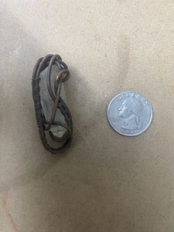 Handmade Pendant (Unidentified/Unspecified Precious Gem/Mineral and Copper)