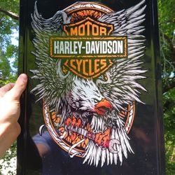 New Harley Davidson Motorcycles Metal Eagle Sign 