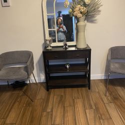 Entryway Table With 2 Extra Shelf And 2 Drawers Expresó Color