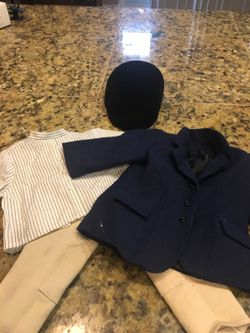 American girl riding outfit