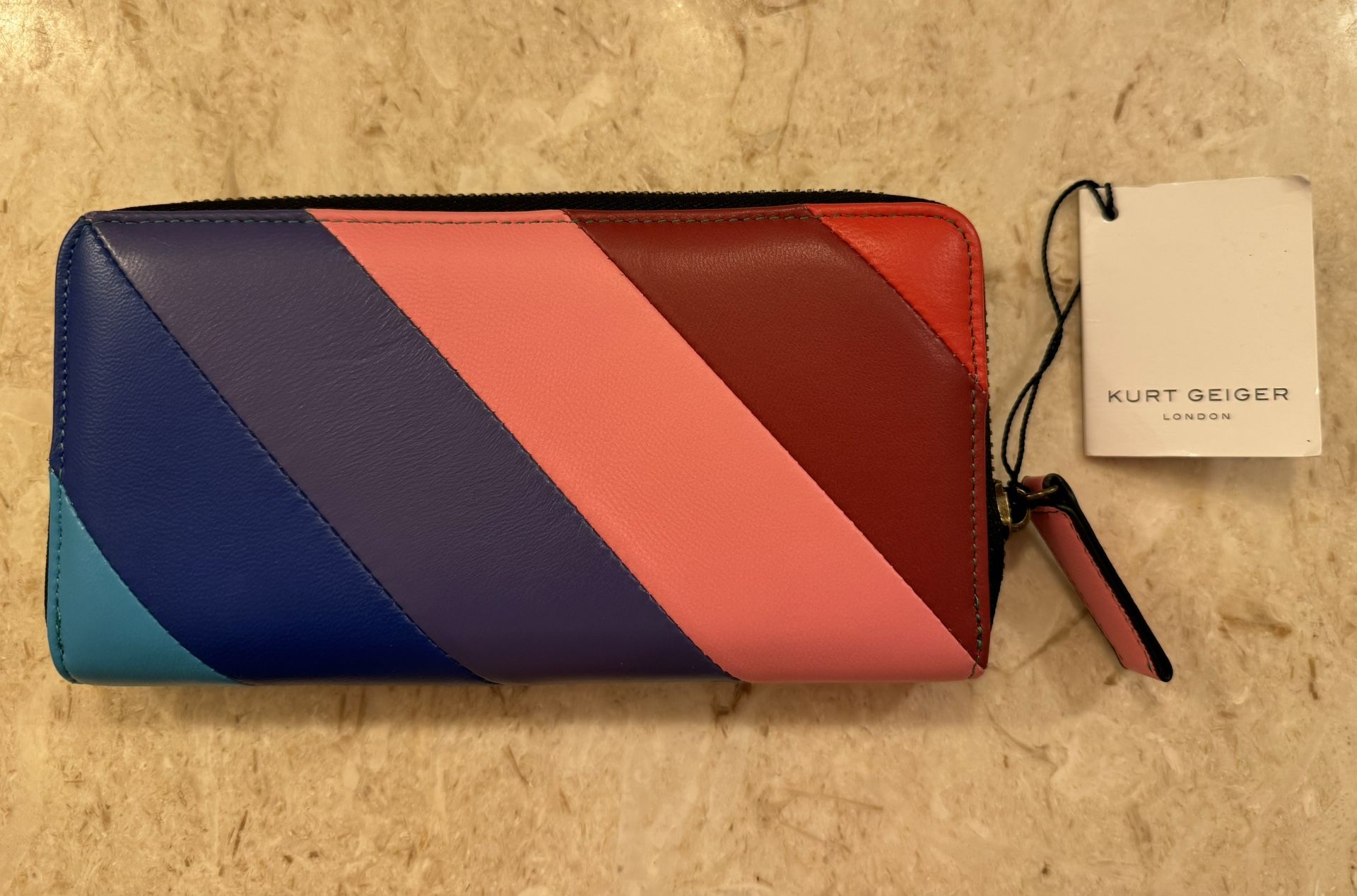 Kurt Geiger Rainbow Leather  Wallet -BRAND NEW 