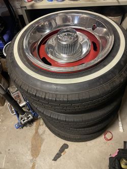 15” GM Rally Wheels Powder Coated