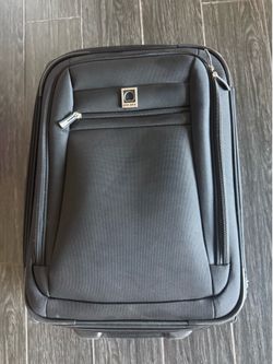 DELSEY Black Carry-on Soft Sided Luggage Roller Board