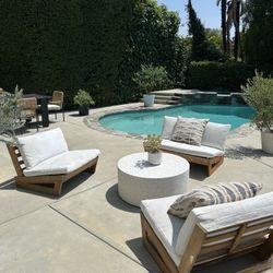 OUTDOOR TEAK FURNITURE SET $100