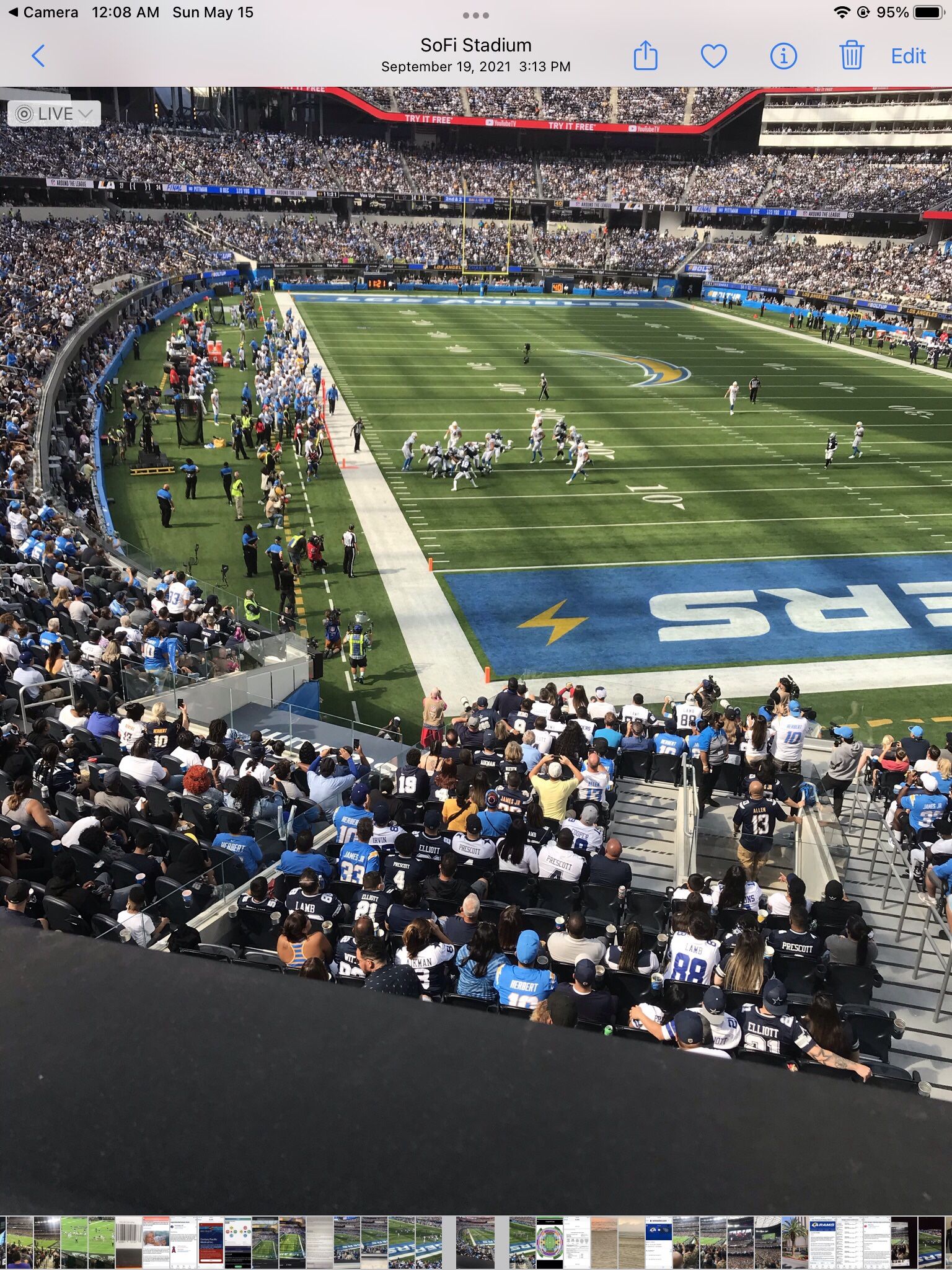 CHARGERS ROW 1