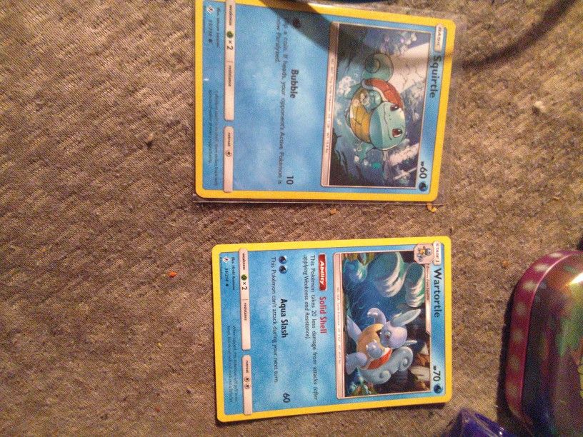 Holo Squirtle & Holo Wartortle