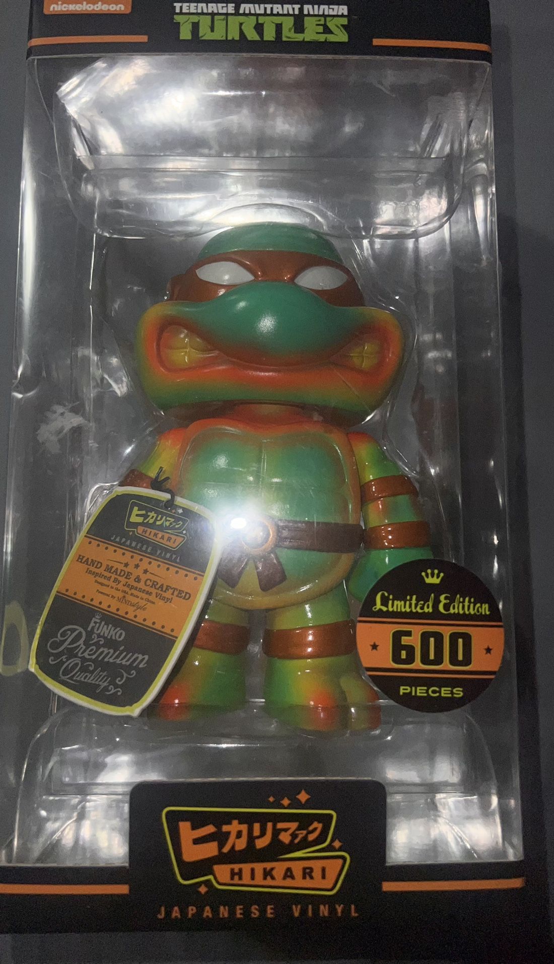 FUNKO Hikari Teenage Mutant Ninja Turtles Pizza Power Michelangelo LE 600 New