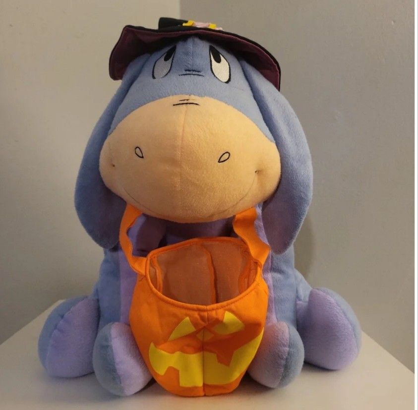 Disney Gemmy Eyore Halloween Large Plush Door Greeter