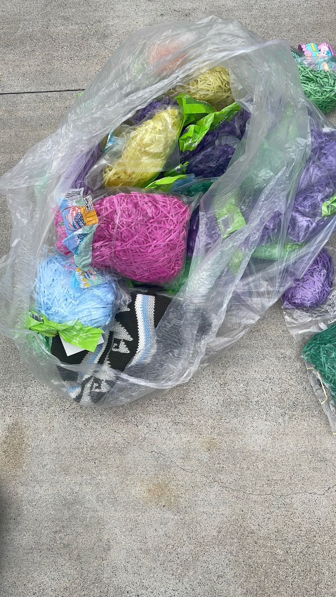Easter Grass, Eggs, Paints 