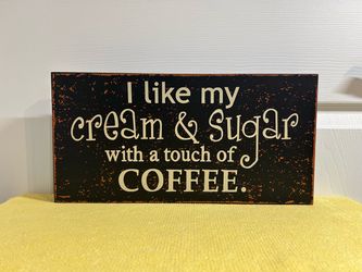 Funny Coffee Wooden Sign Wall Decor Info In Description