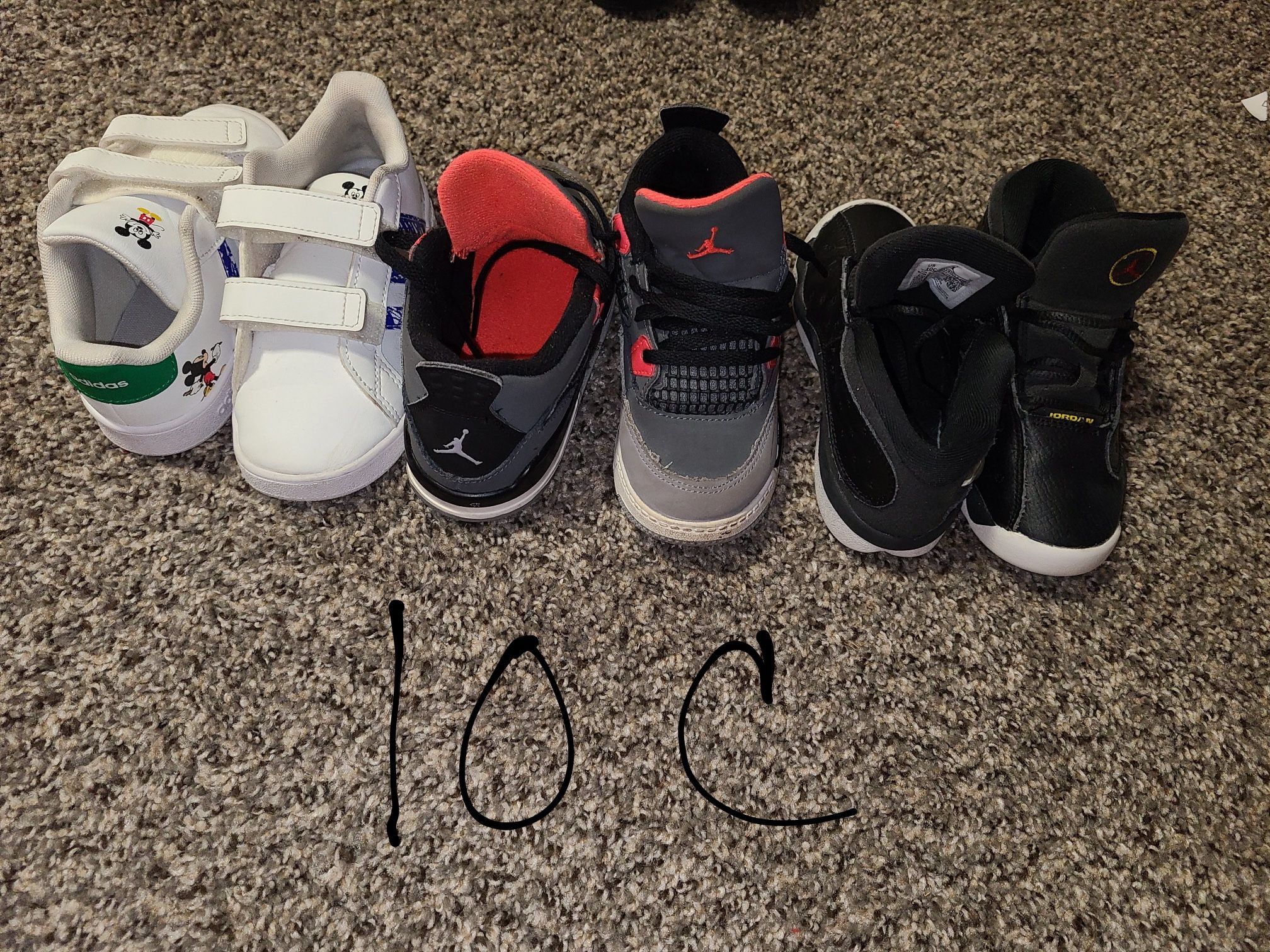 SIZE 10c Toddler ALL 3 For $60