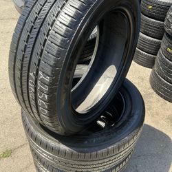Set Of 4 Tires Yokohama 225/60/18 Installed And Balanced Set De 4 Yokohama Instaladas Y Balanceadas