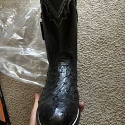 Botas De Avestruz Size 7USA/26 Méx 