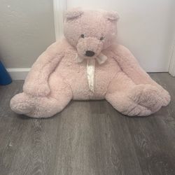 Oversized Pink Teddy Bear