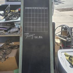 Antique Looking Door With A Chalkboard 