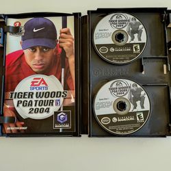 Tiger Woods PGA Tour Video Game (Nintendo GameCube) w/Manual CIB