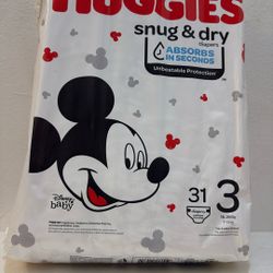 Huggies Snug & Dry Diapers Size 3 (31 Count)