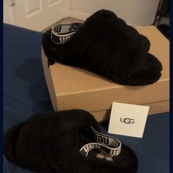 Ugg Women Fluff Slides Size 8 