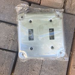 2 Gang Toggle Industrial Cover