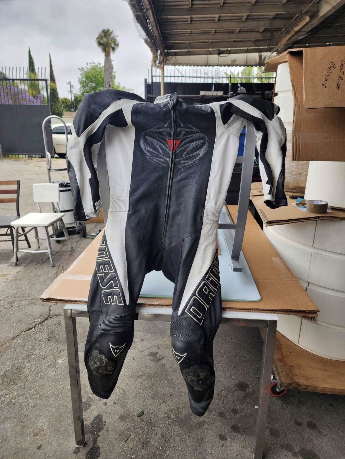 Dainese Tattoo leather racing suit
