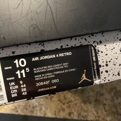 Air Jordan 4 Bread 2019 