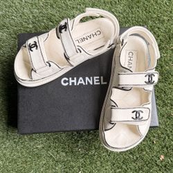 Chanel Sandals White Size  6