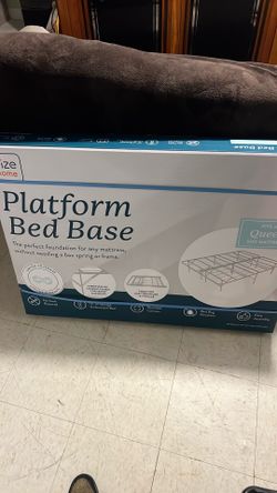 New , still in the Box. Queen platform bed base.