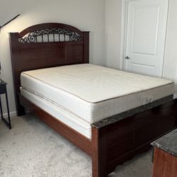4-piece bed set, $750, Gently Used- Good Condition, Please Read Description!!