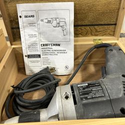 Craftsman electric screwdriver vintage