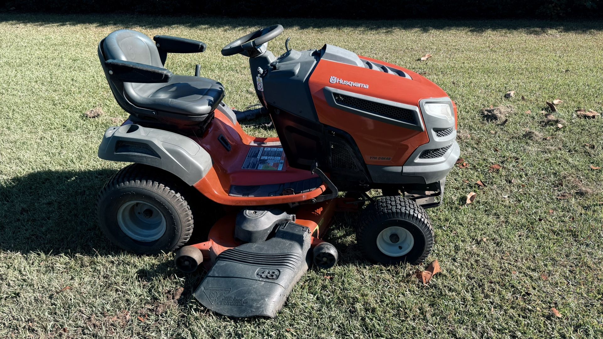 Husqvarna 48” Mower With Blower