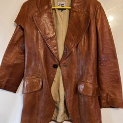 70’s Style Medium Leather Jacket
