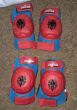 Boys Girls Spiderman Knee & Elbow Pads