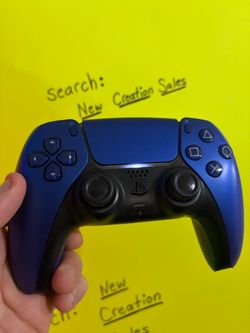 VERY GOOD BLUE PS5 Controller Sony DualSense Wireless Controller Cobalt Blue PlayStation 5 OEM Bluetooth Gamepad for PS5 Slim PS5 Pro PC Gaming