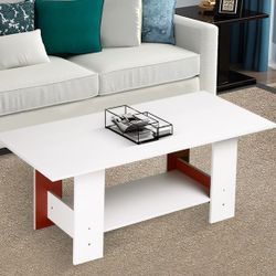  2 Tier Wood Coffee Table