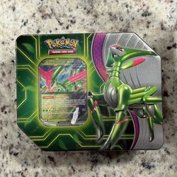 Pokemon Paradox Destinies Tin-Iron Leaves ex Tin w/5 Booster Packs New/Sealed