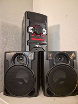 Speaker set with CD